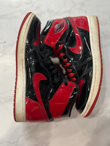 Jordan 1 Retro High OG Patent Bred PRE-OWNED