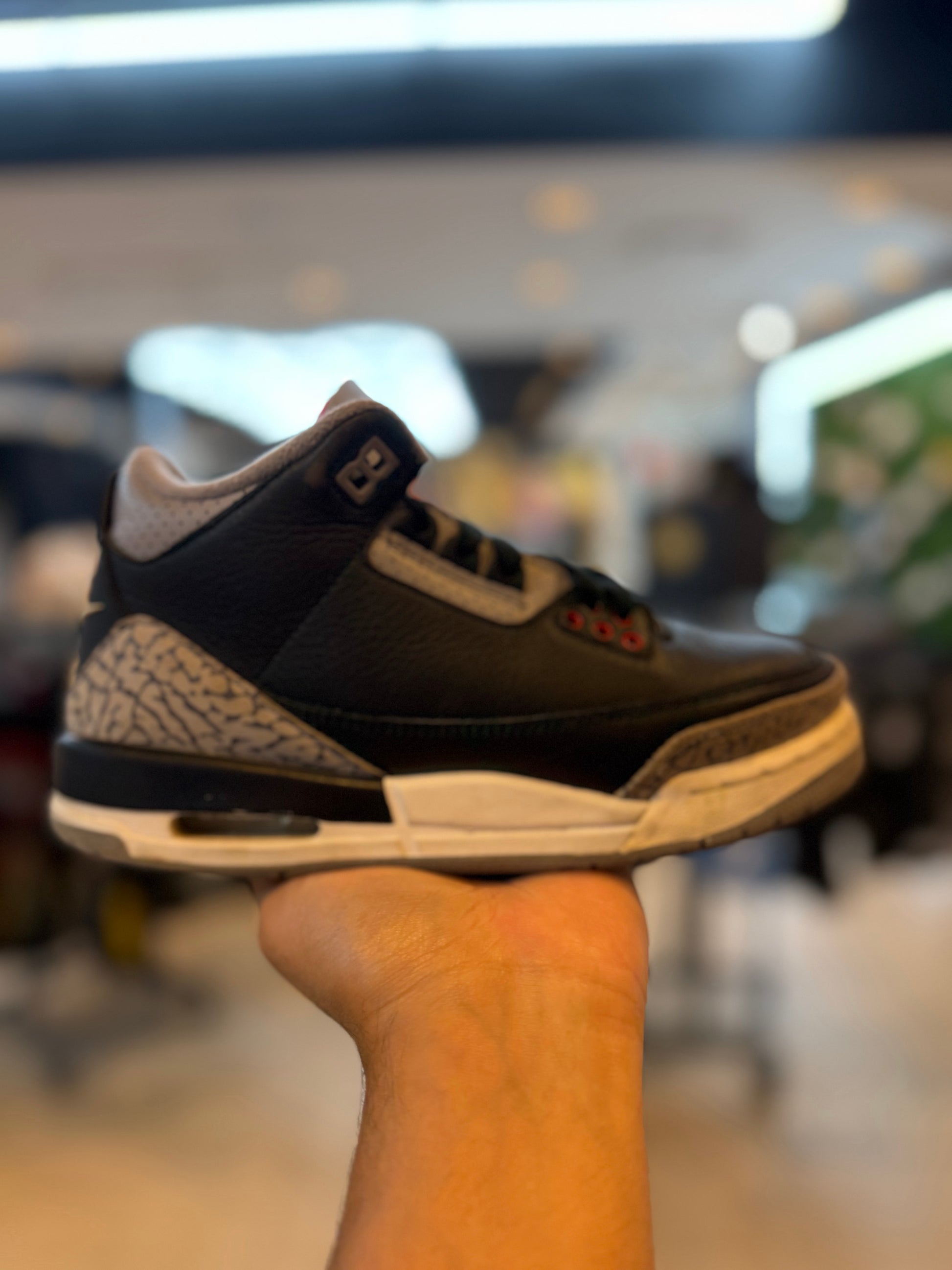 Jordan 3 Retro Black Cement (2024) (GS) PRE-OWNED