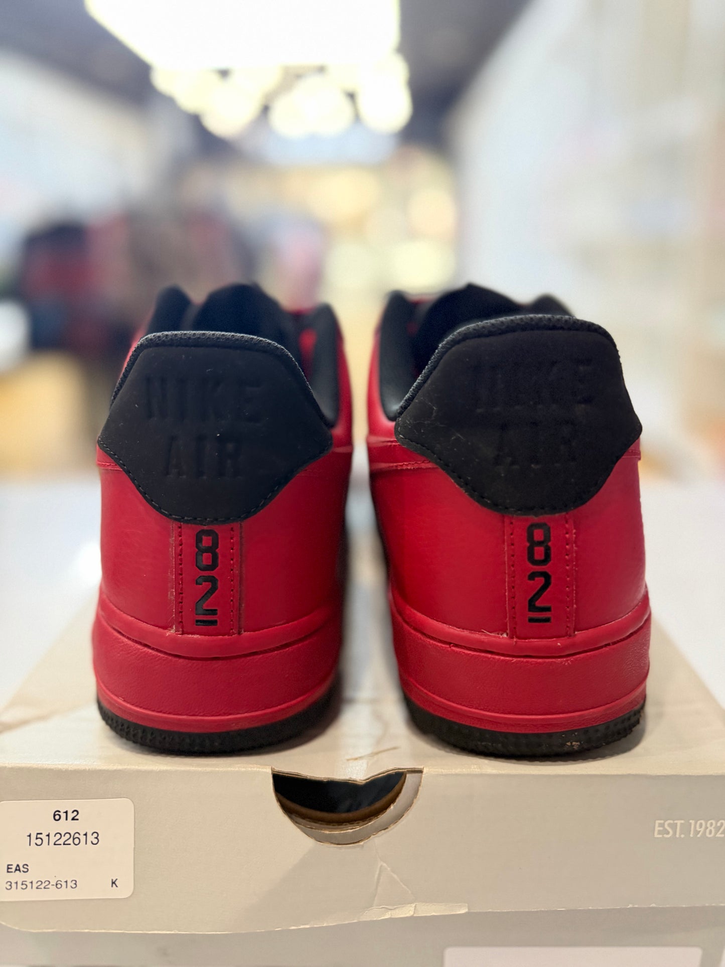 Nike Air Force 1 Low '07 'Gym Red Black' PRE-OWNED