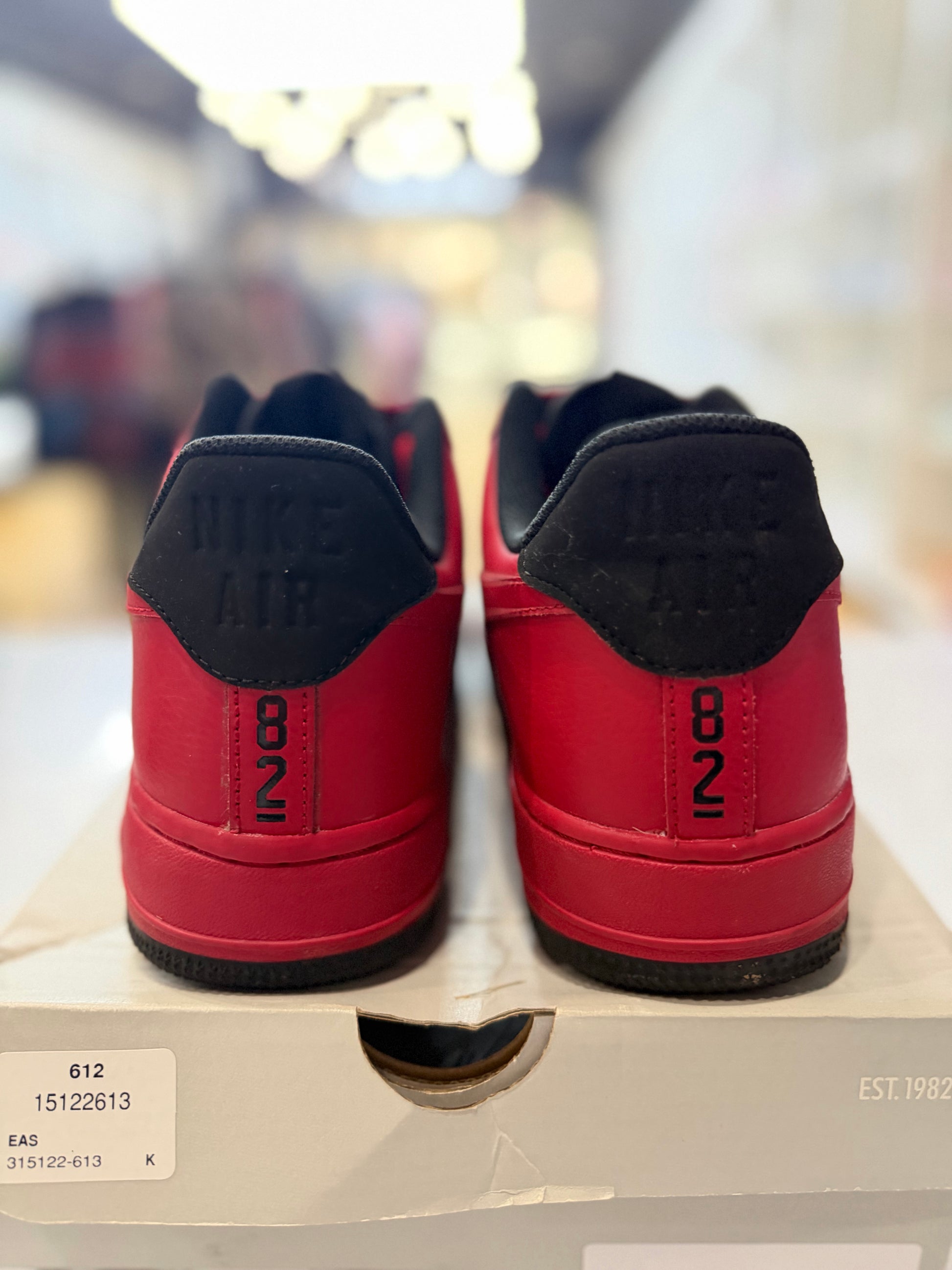 Nike Air Force 1 Low '07 'Gym Red Black' PRE-OWNED