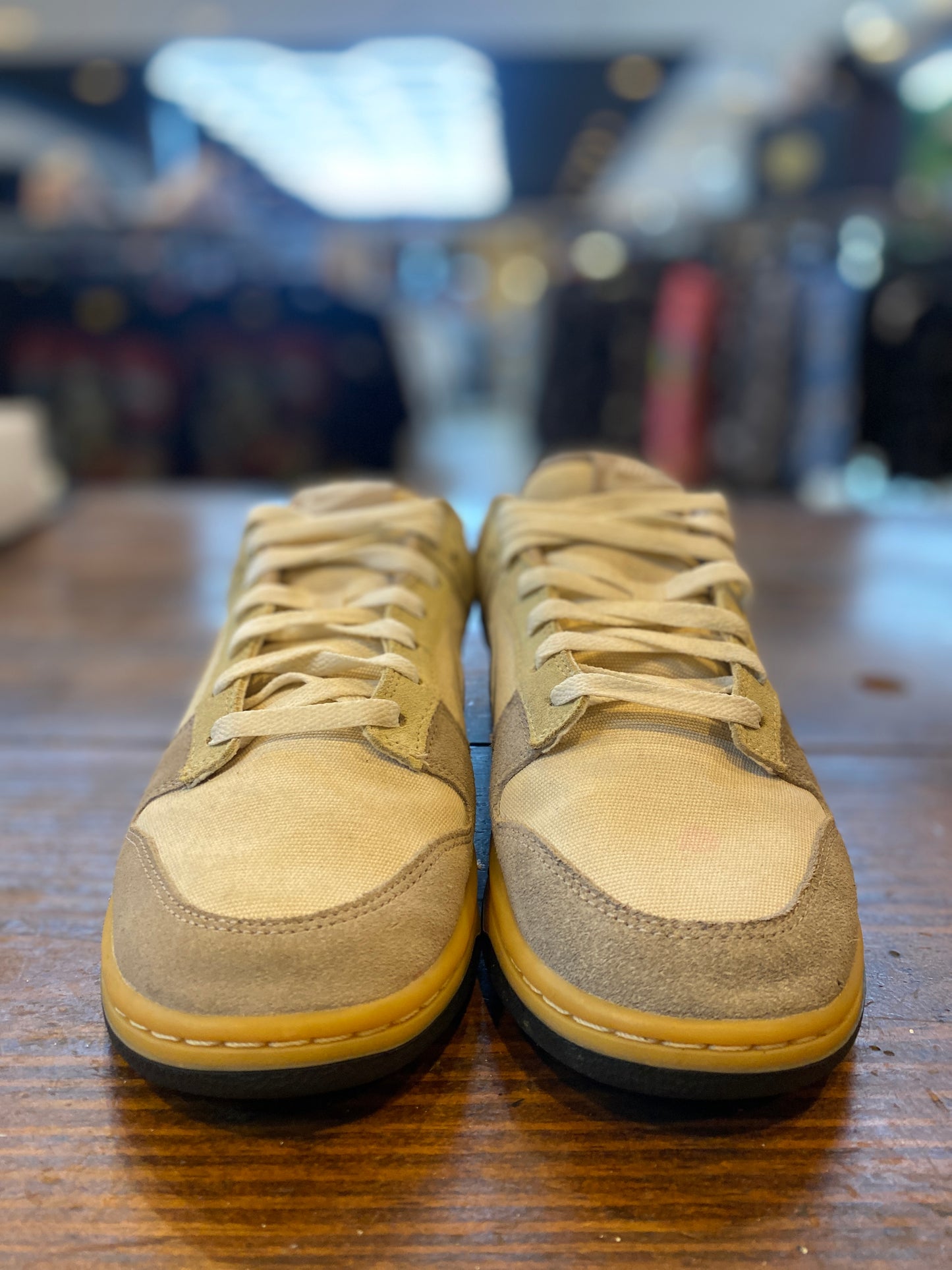 Nike Dunk Low Suede & Canvas PRE-OWNED