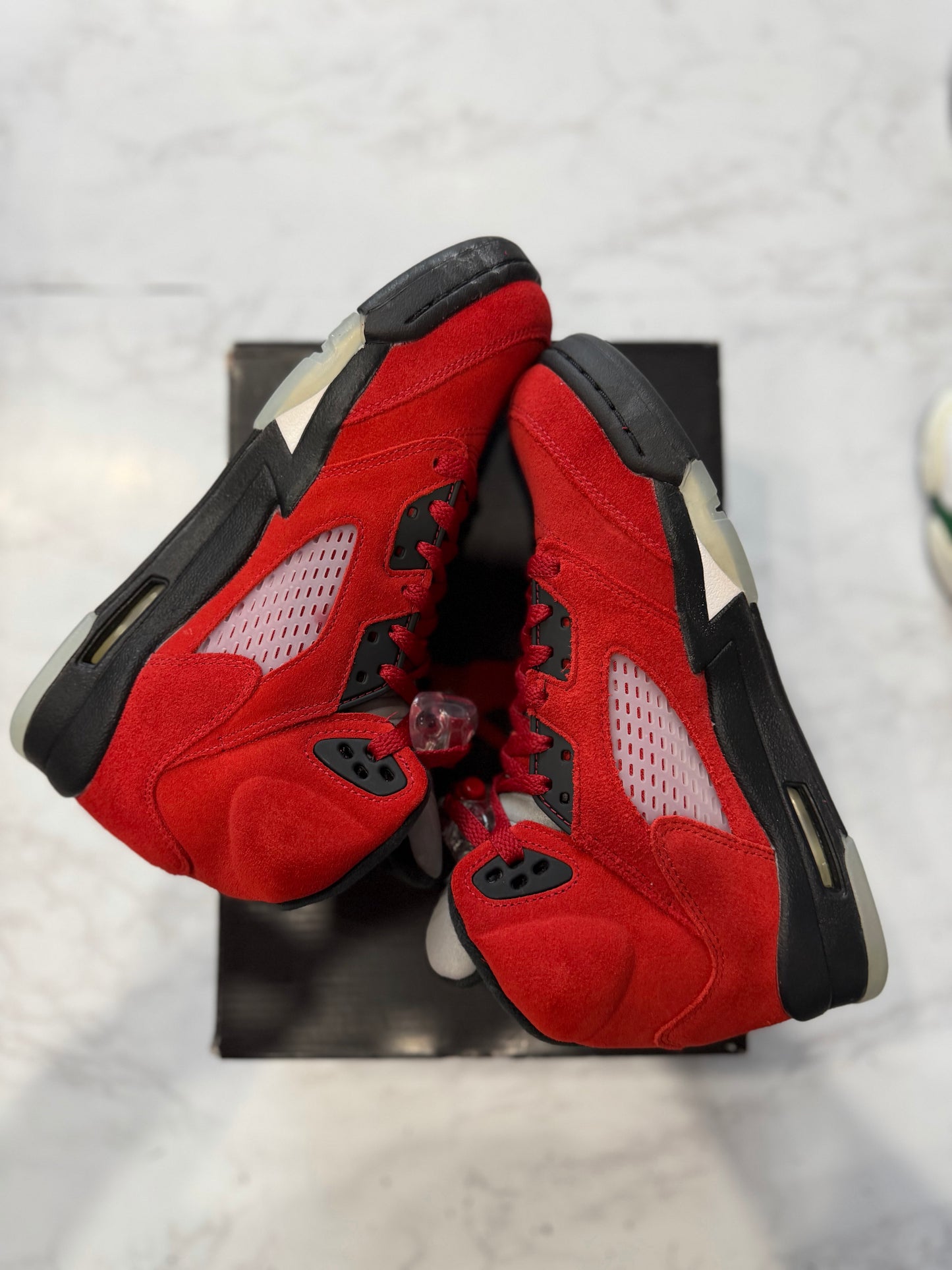 Jordan 5 Retro Raging Bull Red (2021) (GS) PRE-OWNED