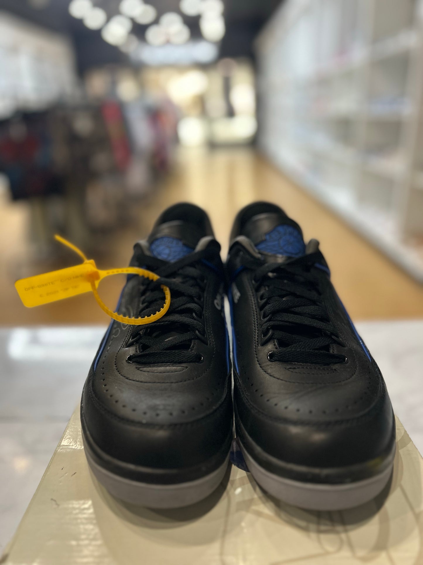 Jordan 2 Retro Low SP Off-White Black Blue PRE-OWNED
