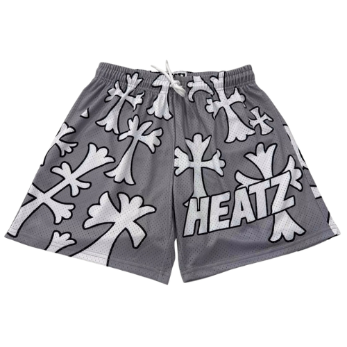 HEATZ Grey Cross Shorts