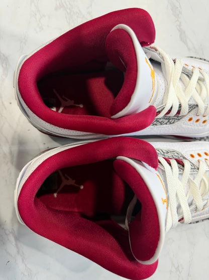 Jordan 3 Retro Cardinal Red PRE-OWNED