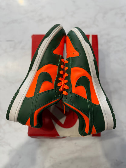 Nike Dunk Low Retro Miami Hurricanes PRE-OWNED