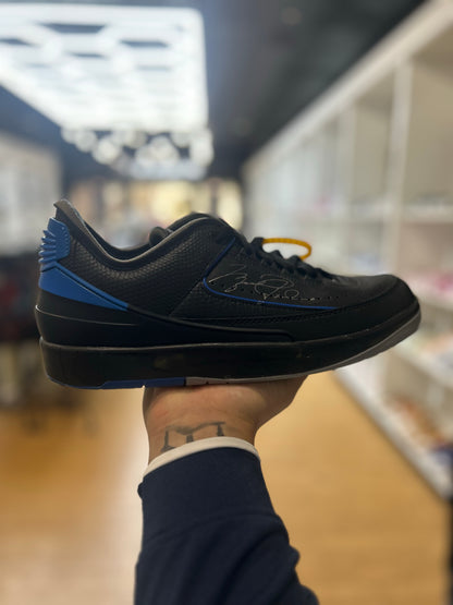 Jordan 2 Retro Low SP Off-White Black Blue PRE-OWNED