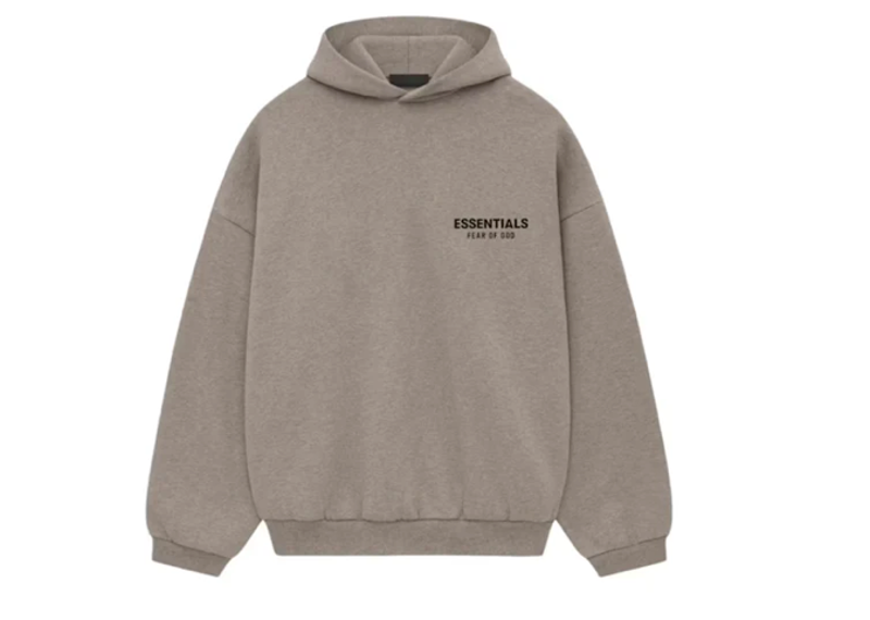Fear of God Essentials Fleece Hoodie Light Heather Gray