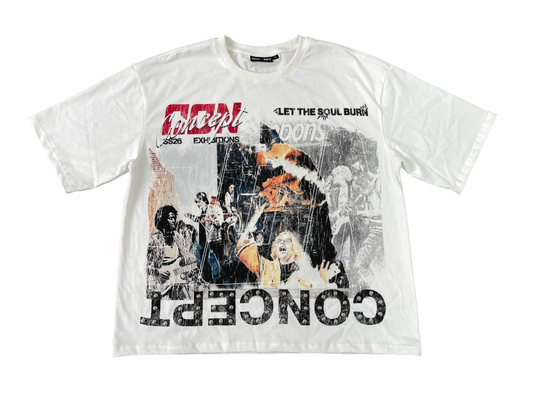 Concept "Soul" Boxy Tee - White