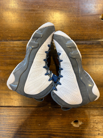 Jordan 9 Retro Flint Grey French Blue (2026) PRE-OWNED