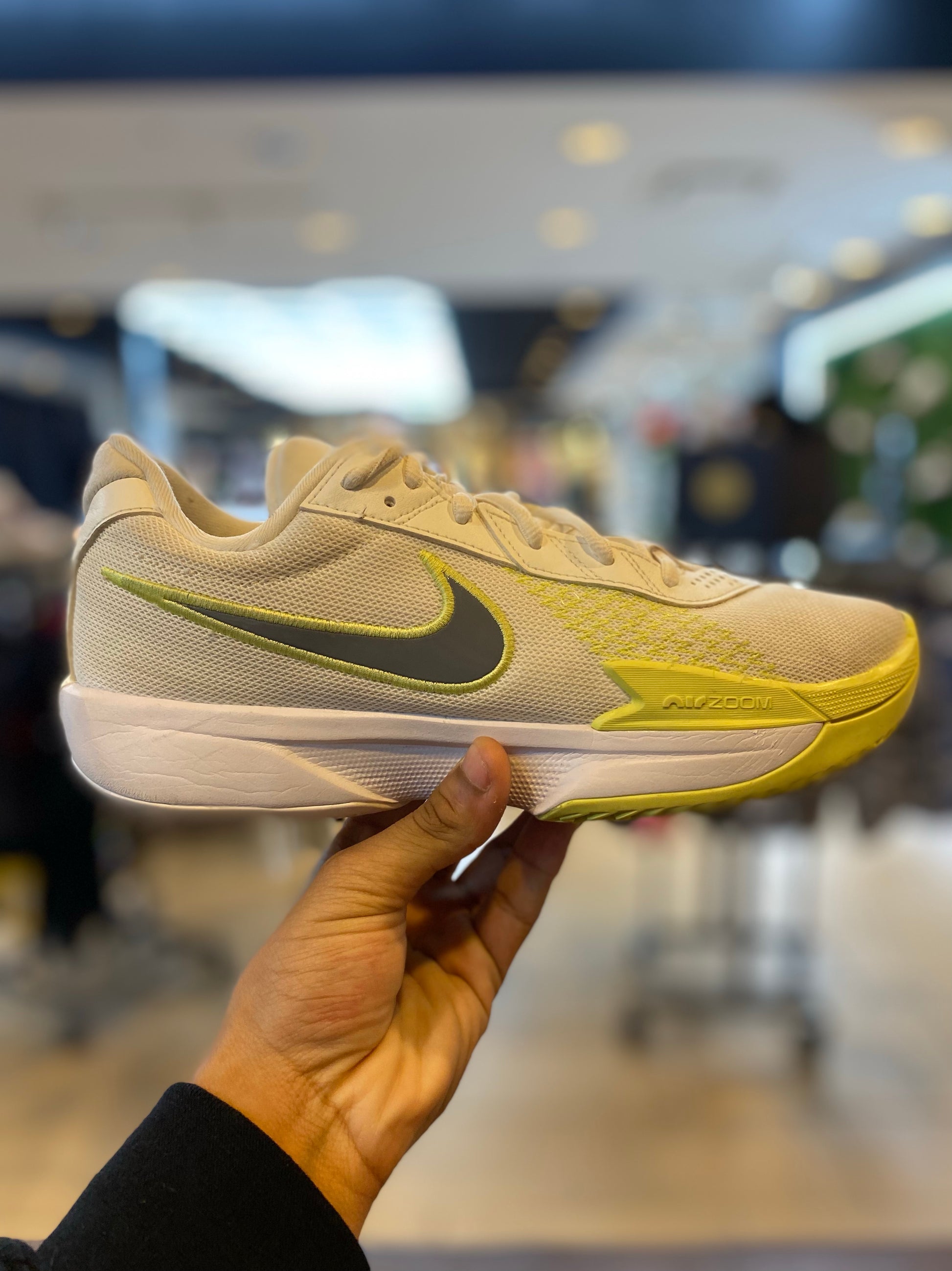 Nike GT Cut Academy Sail Light Lemon Twist White Smoke Grey PRE-OWNED