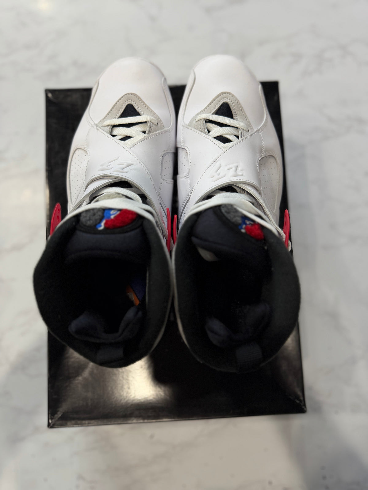 Jordan 8 Retro White True Red (2025) PRE-OWNED
