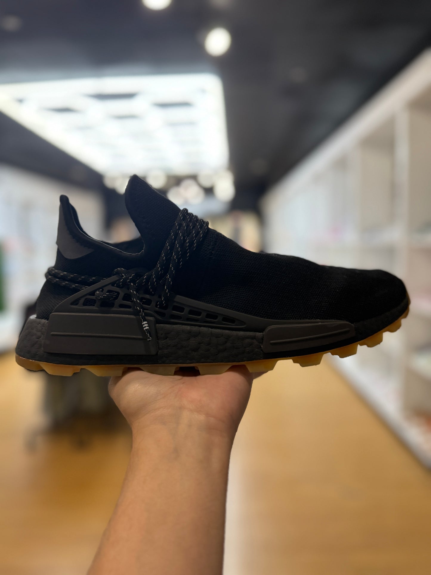 adidas NMD Hu Trail Pharrell Now Is Her Time Black PRE-OWNED