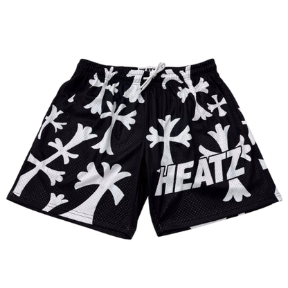 HEATZ Black Cross Shorts
