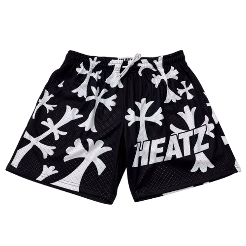 HEATZ Black Cross Shorts
