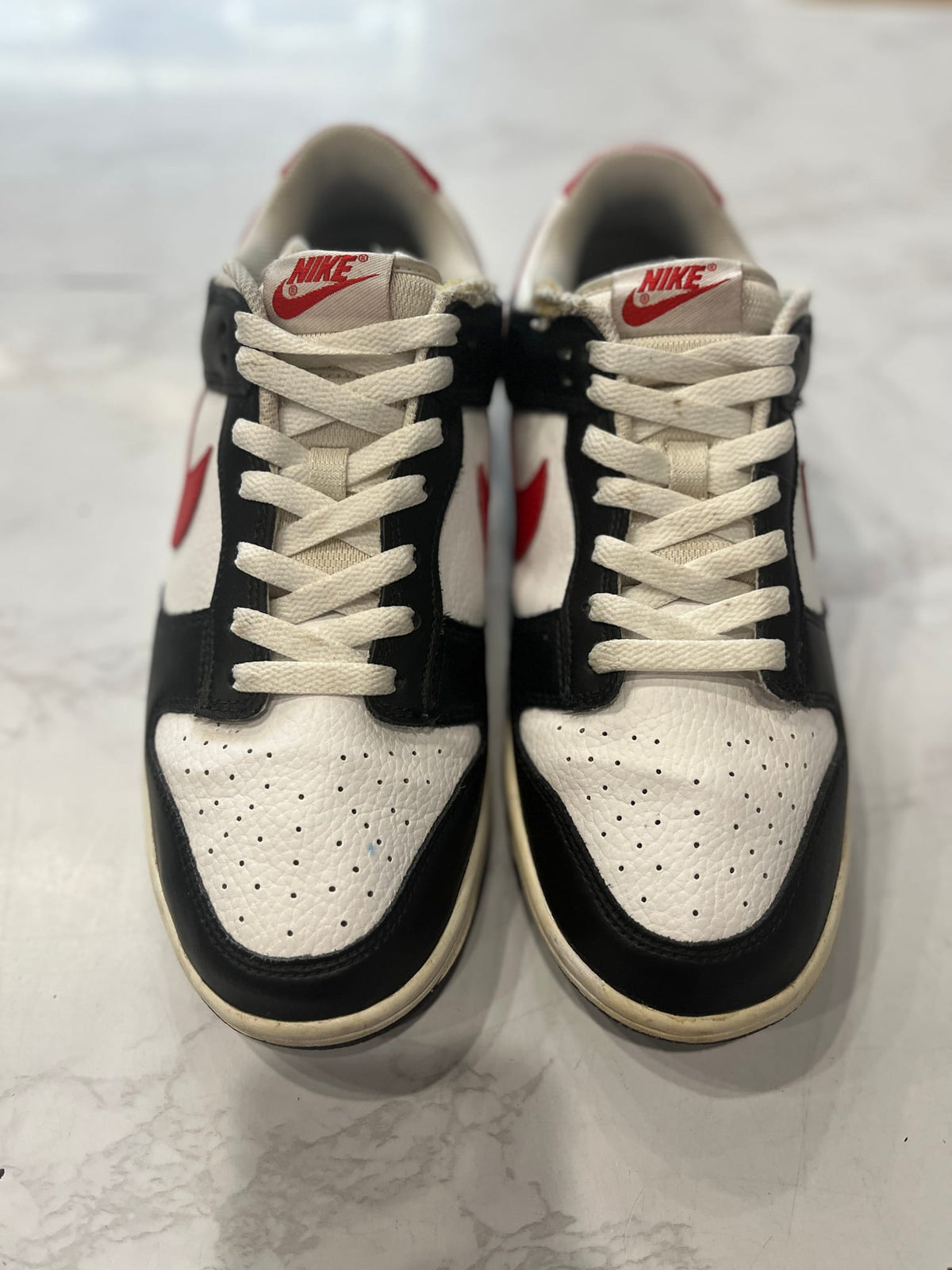 Nike Dunk Low Retro Red Swoosh Panda PRE-OWNED