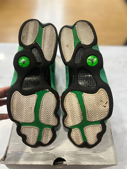 Jordan 13 Retro White Lucky Green PRE-OWNED