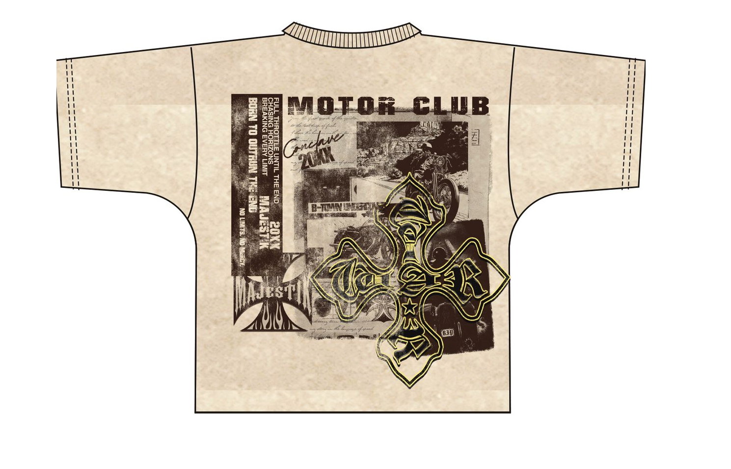Majestik Motor Club Tee