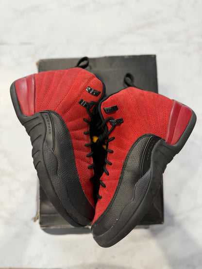 Jordan 12 Retro Reverse Flu Game (GS) PRE-OWNED