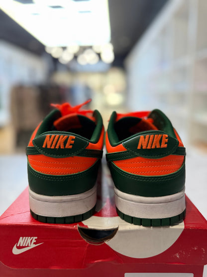 Nike Dunk Low Retro Miami Hurricanes PRE-OWNED