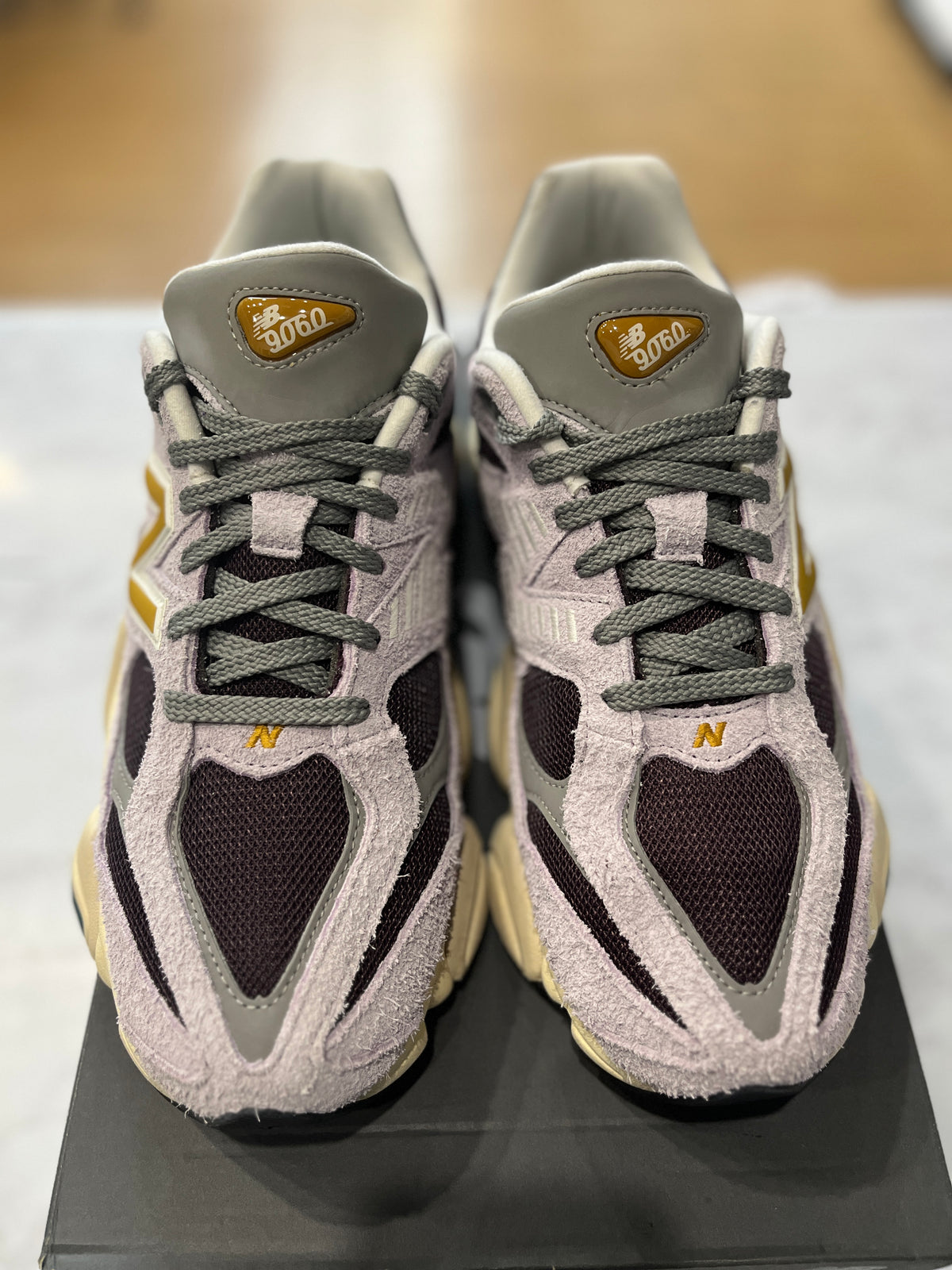 New Balance 9060 Taro Plum Brown PRE-OWNED