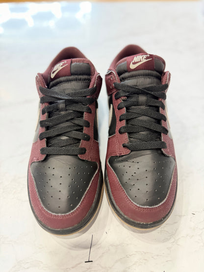 Nike Dunk Low Next Nature Burgundy Crush Black (Women's) PRE-OWNED
