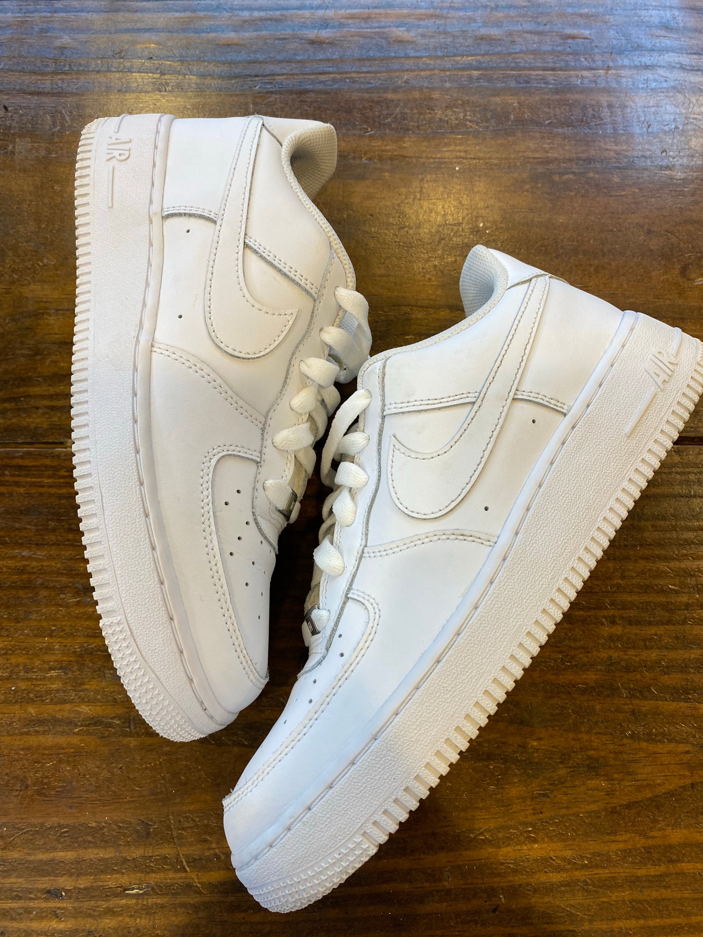 Nike Air Force 1 Low LE Triple White (GS) PRE-OWNED