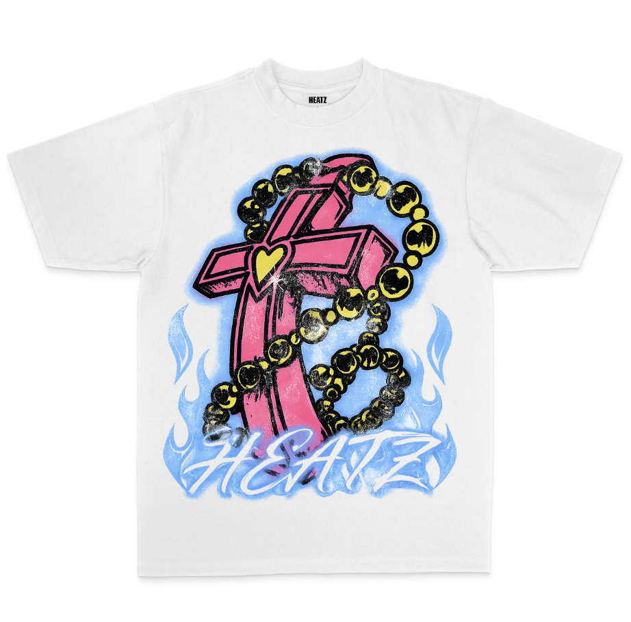 HEATZ Sacred Heart Cross Tee