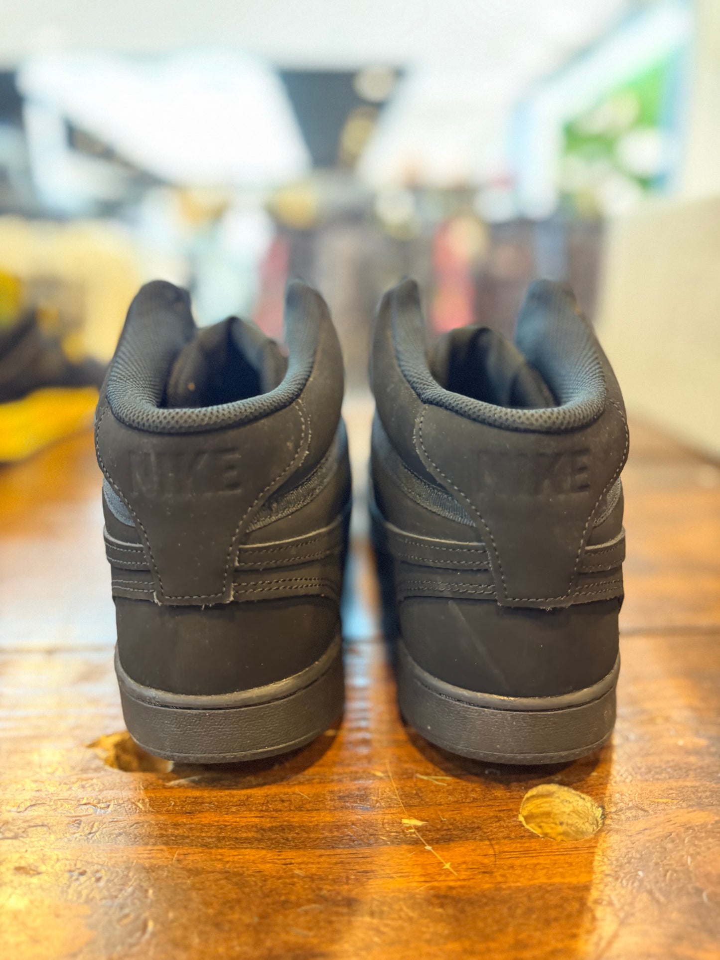 Nike Court Vision Mid Black PRE-OWNED