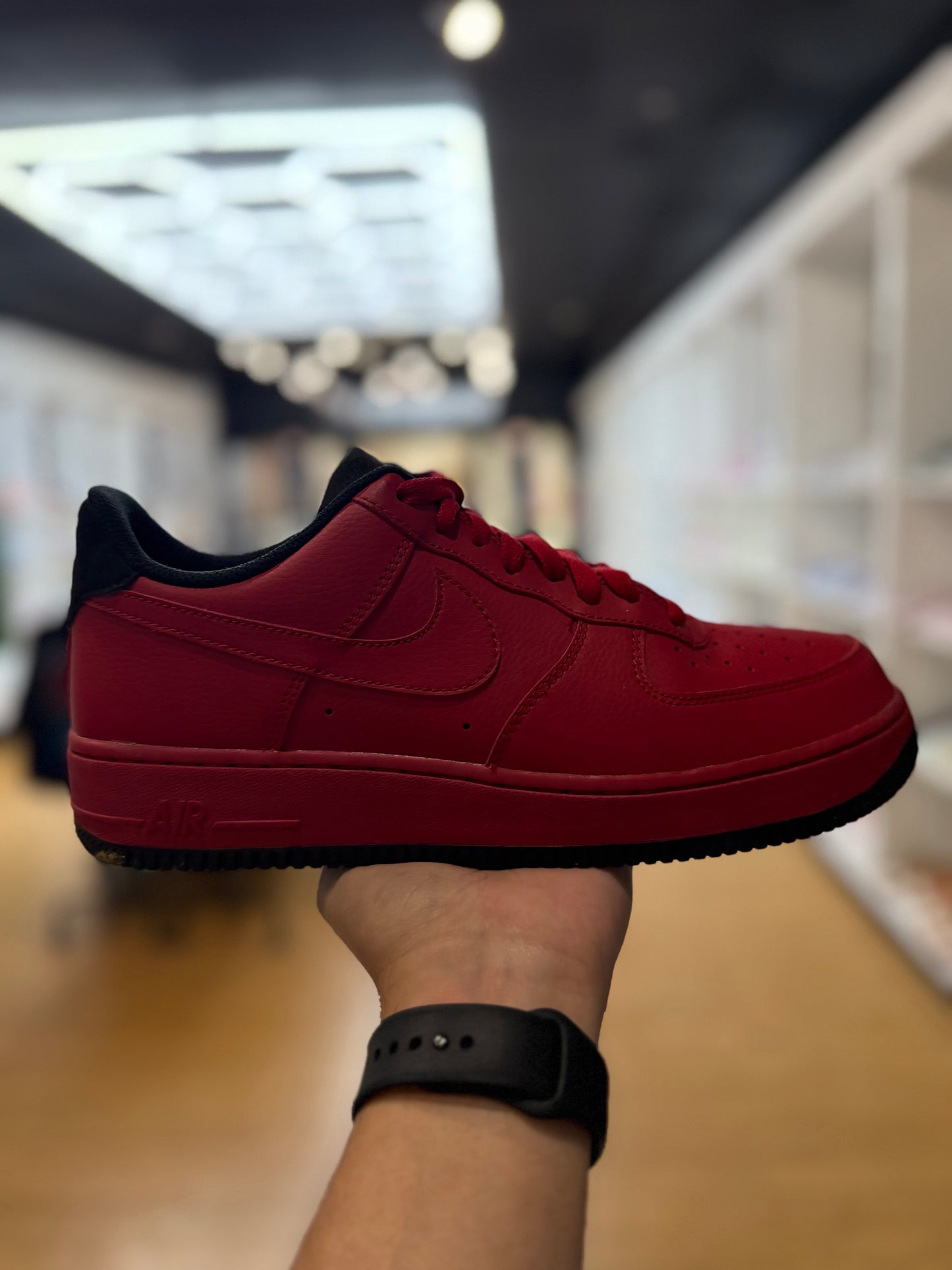 Nike Air Force 1 Low '07 'Gym Red Black' PRE-OWNED