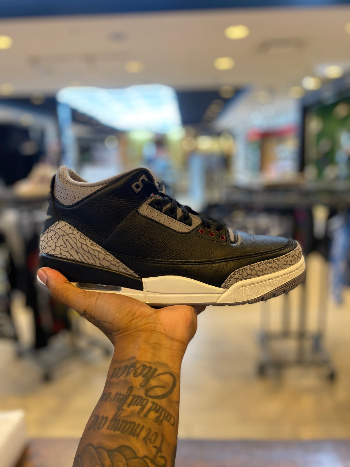 Jordan 3 Retro OG Black Cement (2024) PRE-OWNED