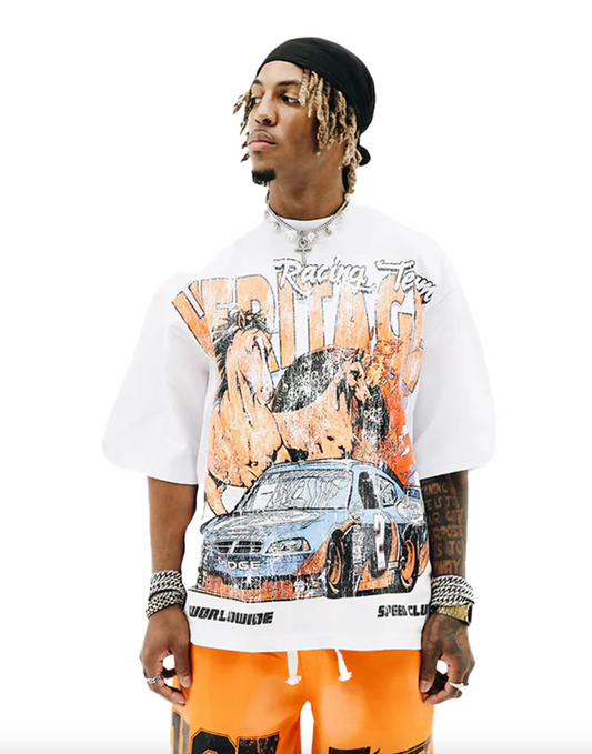 Heights Heritage Horse Race Tee
