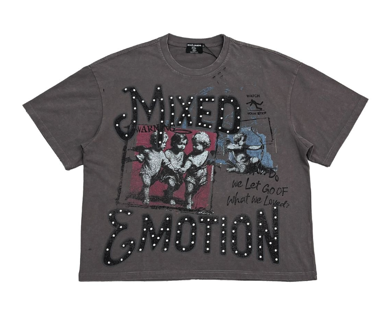 Grey “Friends” tee