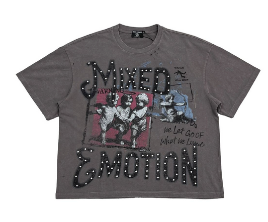 Grey “Friends” tee