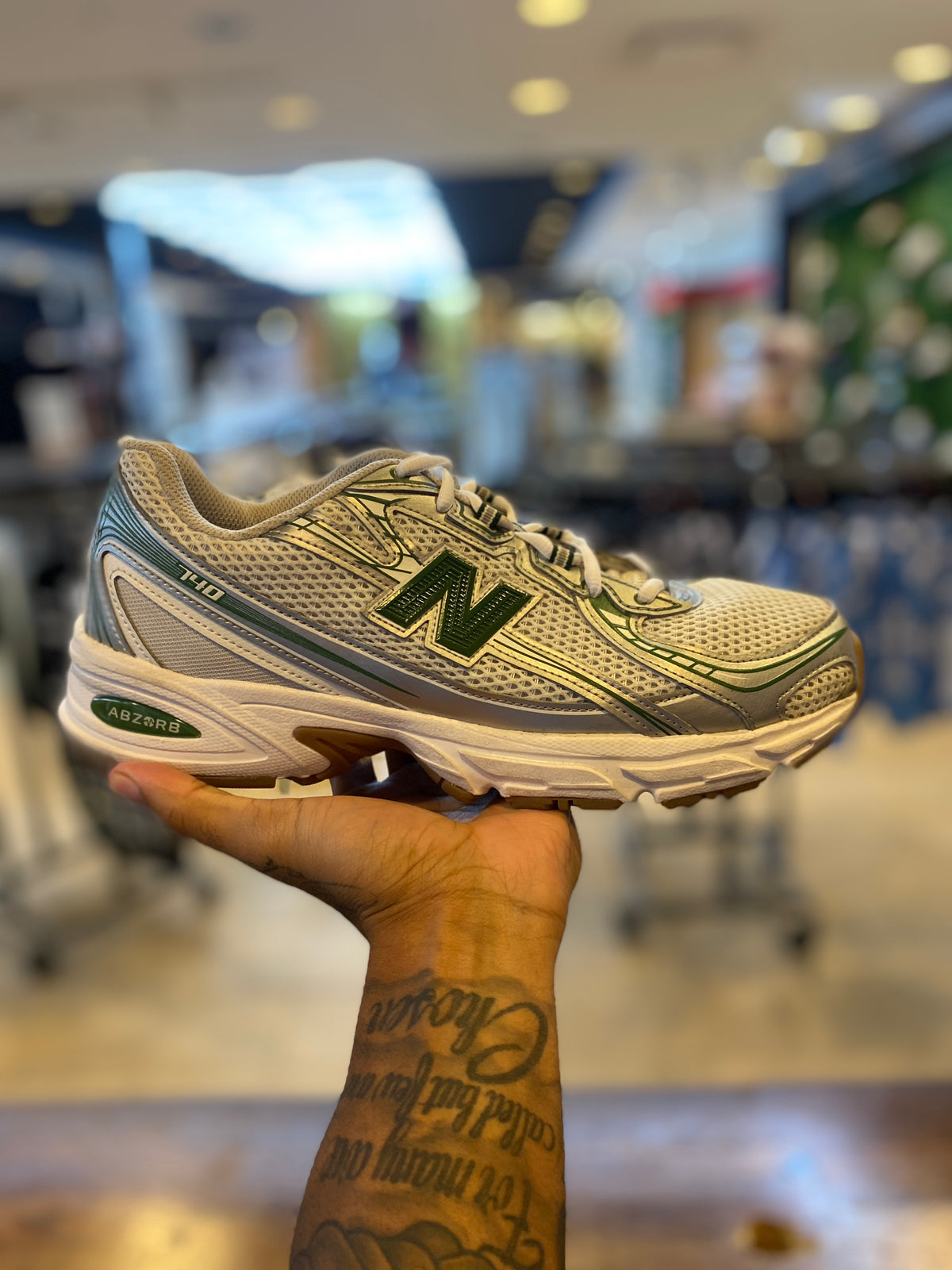 New Balance 740v2 Grey Matter Dark Alpine Green PRE-OWNED
