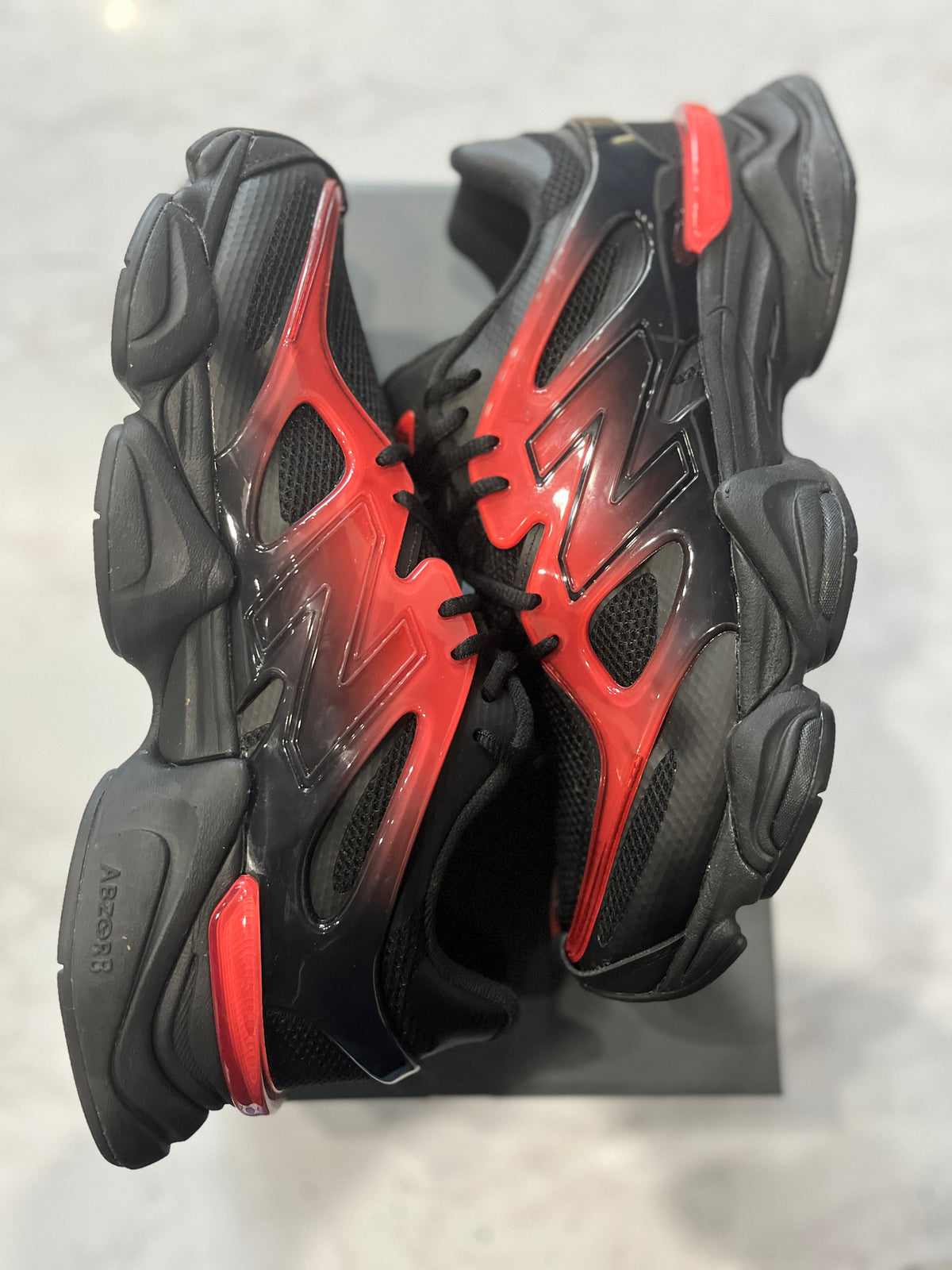New Balance 9060 Black Red Gradient PRE-OWNED