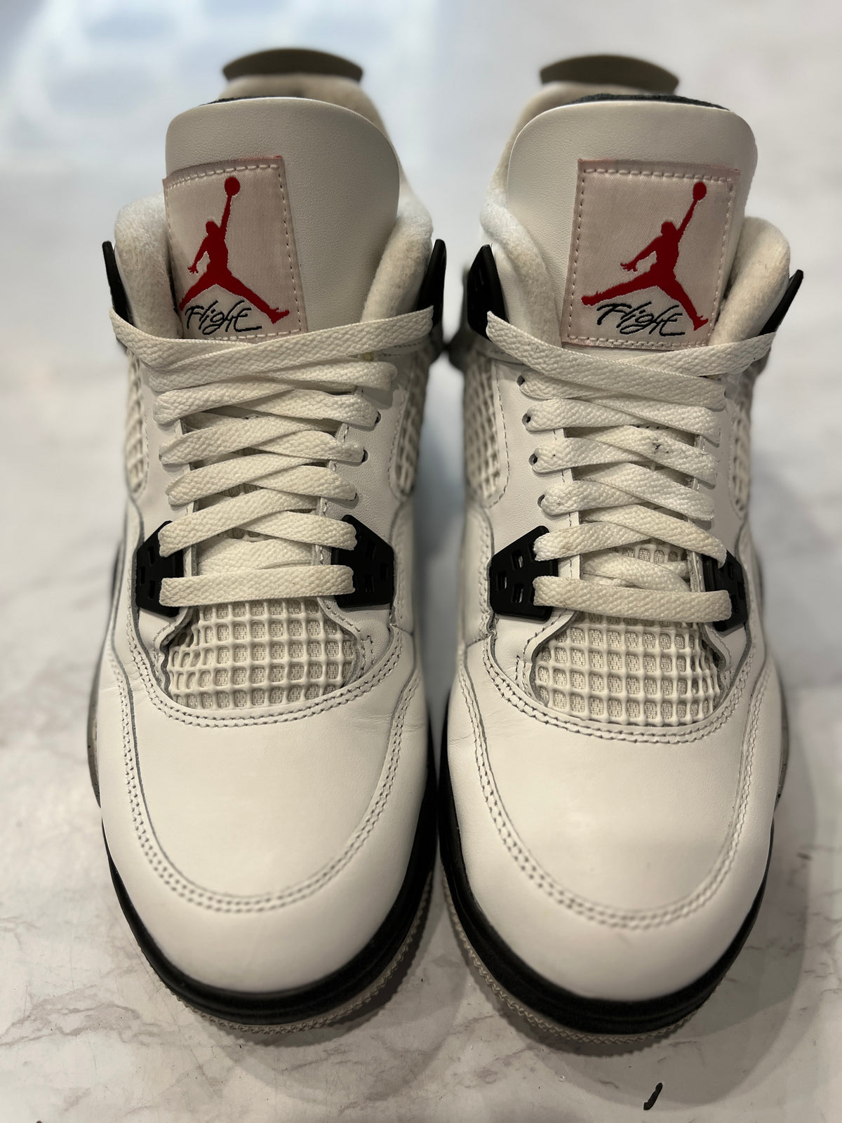Jordan 4 Retro White Cement (2025) (GS) PRE-OWNED