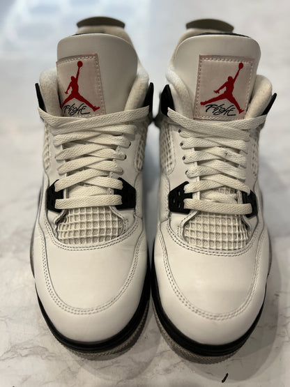 Jordan 4 Retro White Cement (2025) (GS) PRE-OWNED