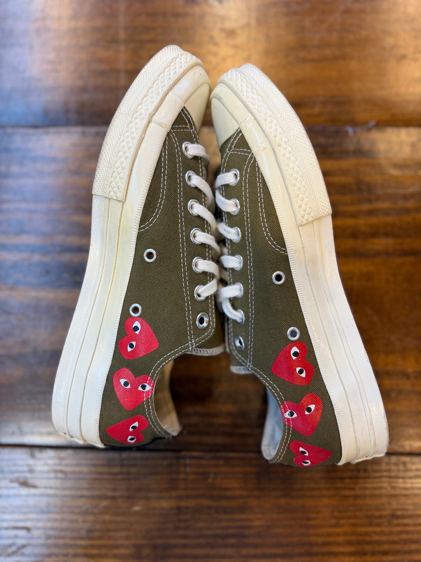 Converse Chuck Taylor All Star 70 Ox Comme des Garcons Olive PRE-OWNED