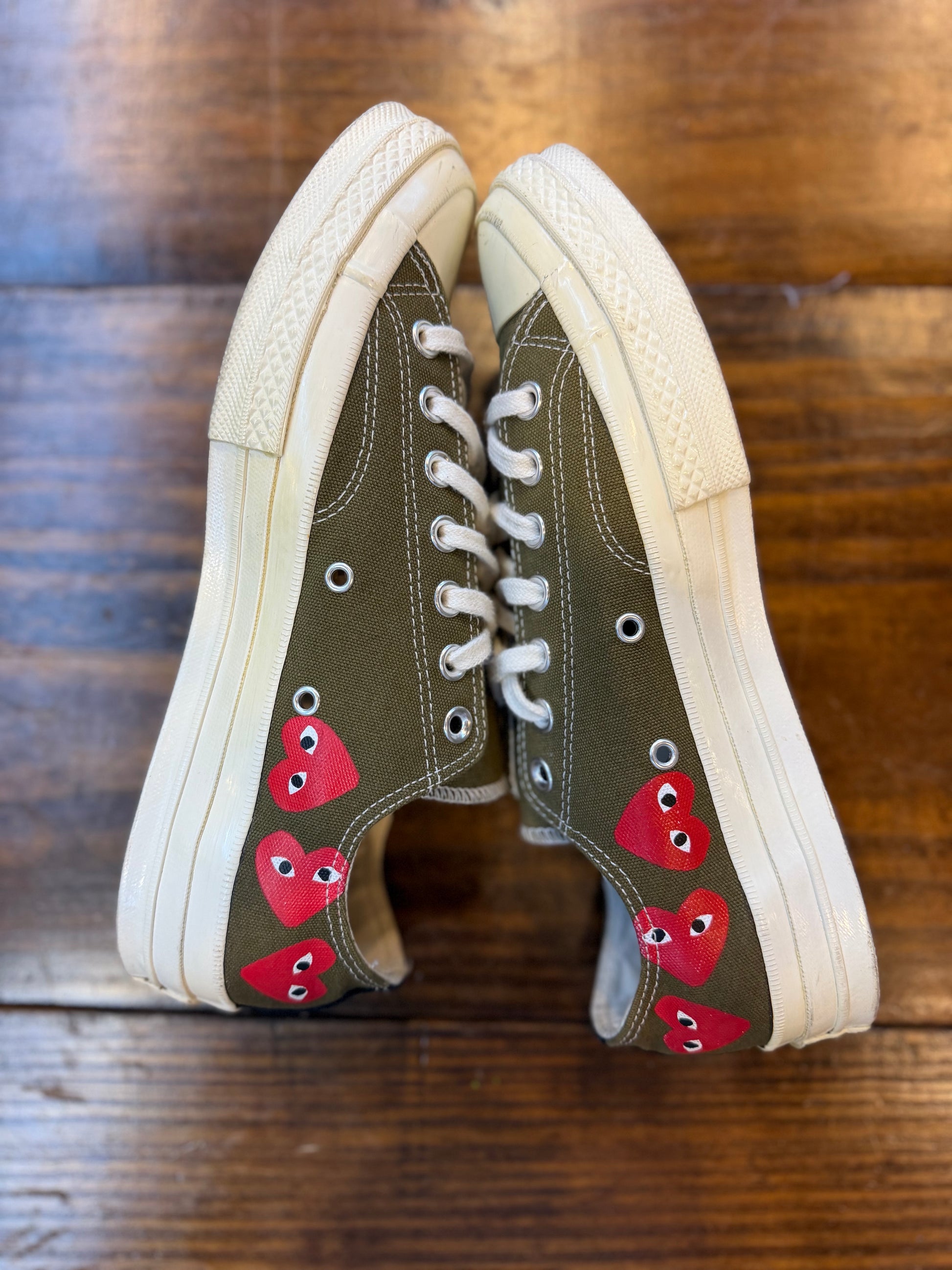 Converse Chuck Taylor All Star 70 Ox Comme des Garcons Olive PRE-OWNED