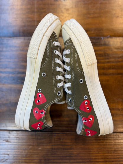 Converse Chuck Taylor All Star 70 Ox Comme des Garcons Olive PRE-OWNED
