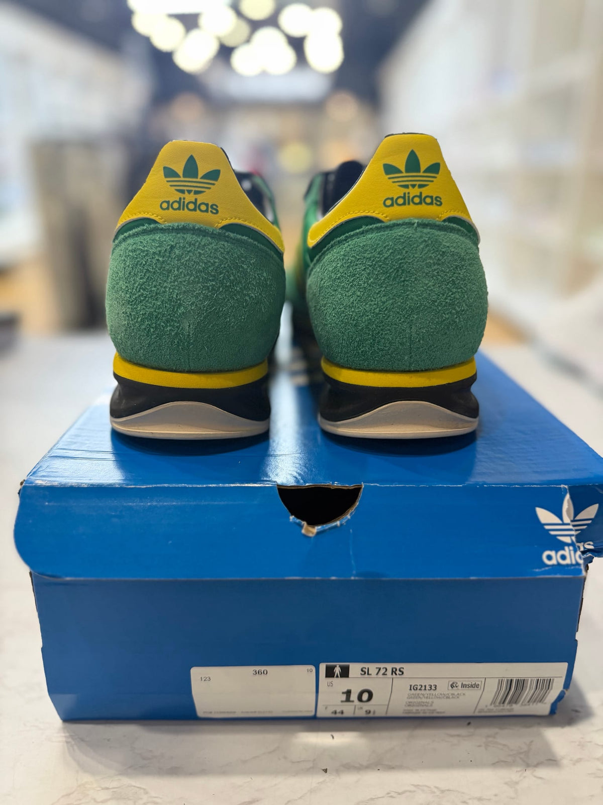 adidas SL 72 RS Green Yellow PRE-OWNED