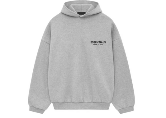 Fear of God Essentials Fleece Hoodie Light Heather Gray (FW24)