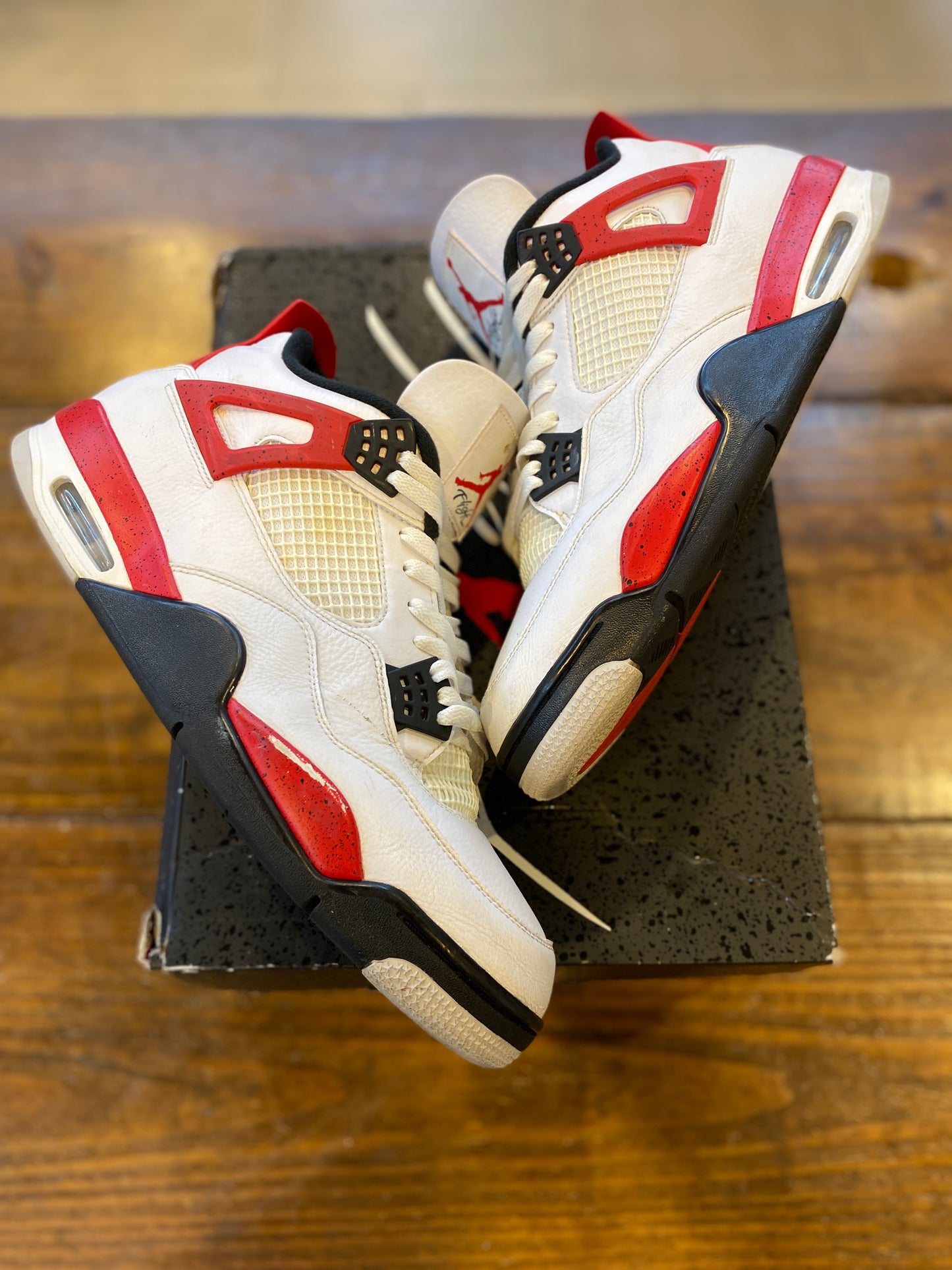 Jordan 4 Retro Red Cement PRE-OWNED