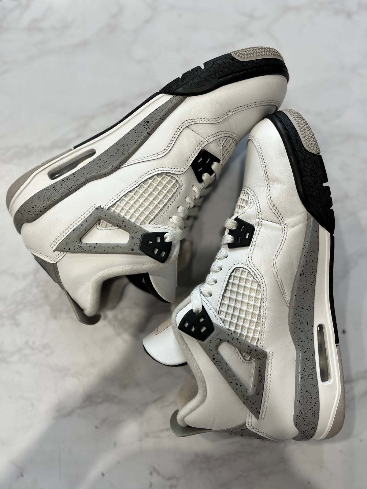 Jordan 4 Retro White Cement (2025) (GS) PRE-OWNED