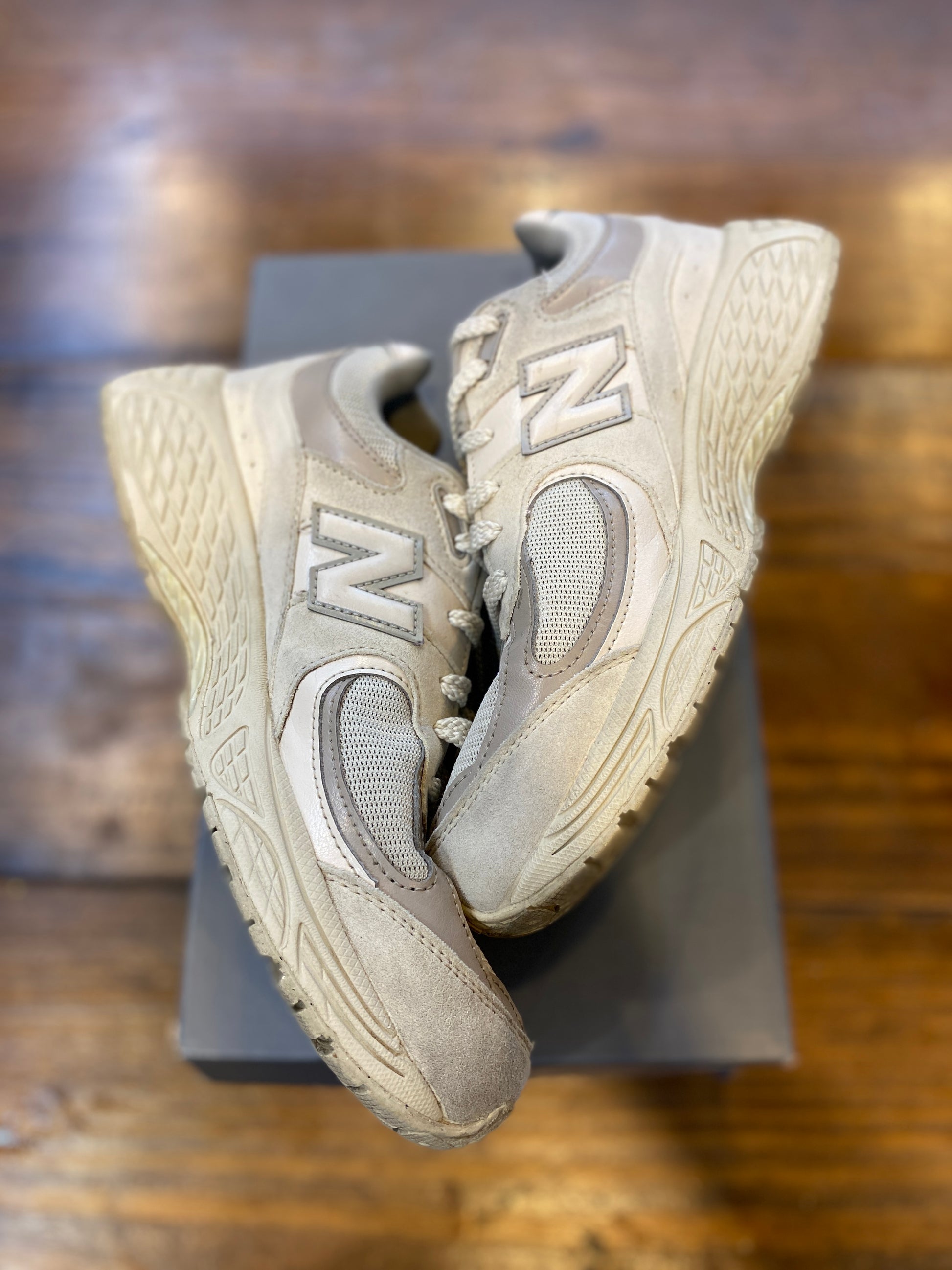 New Balance 2002R Timberwolf Arid Stone (GS) PRE-OWNED