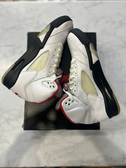 Jordan 5 Retro Fire Red Silver Tongue (2020)PRE-OWNED