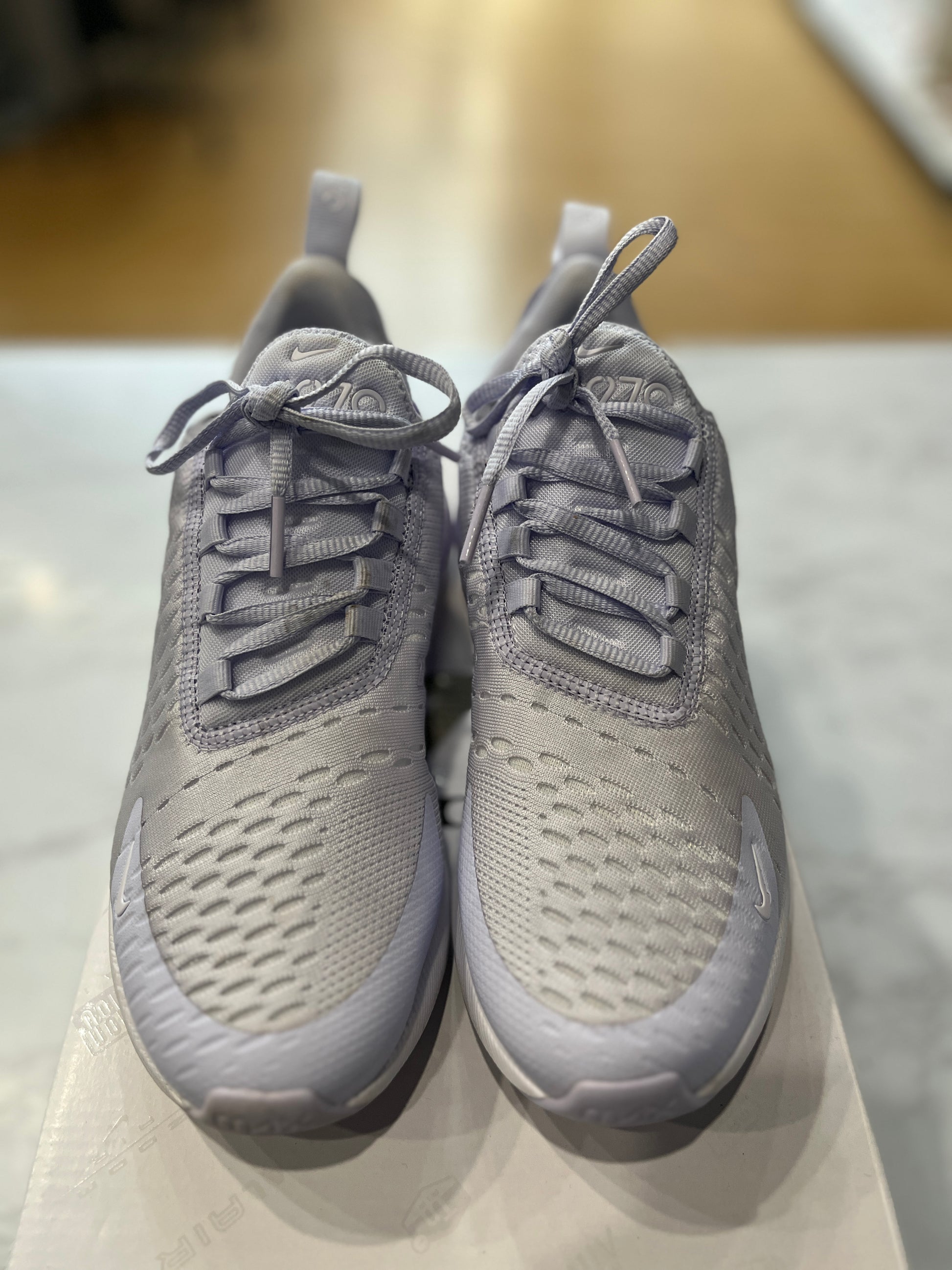 Nike Air Max 270 Amethyst Tint White (Women's) PRE-OWNED