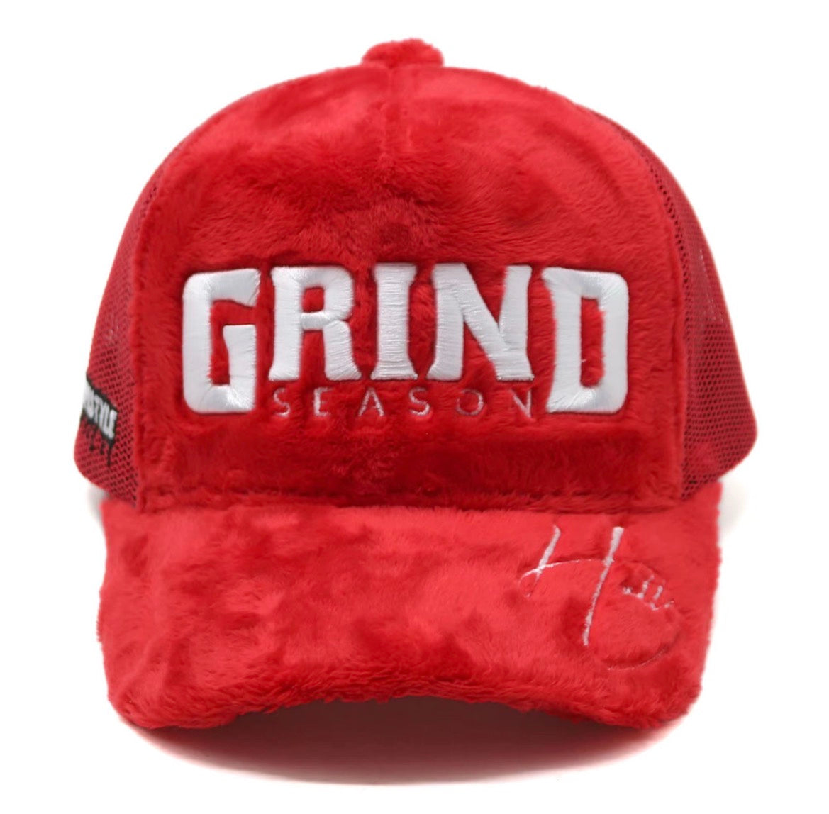 YBE Grind Season Fur Hat Red