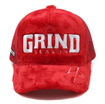 YBE Grind Season Fur Hat Red